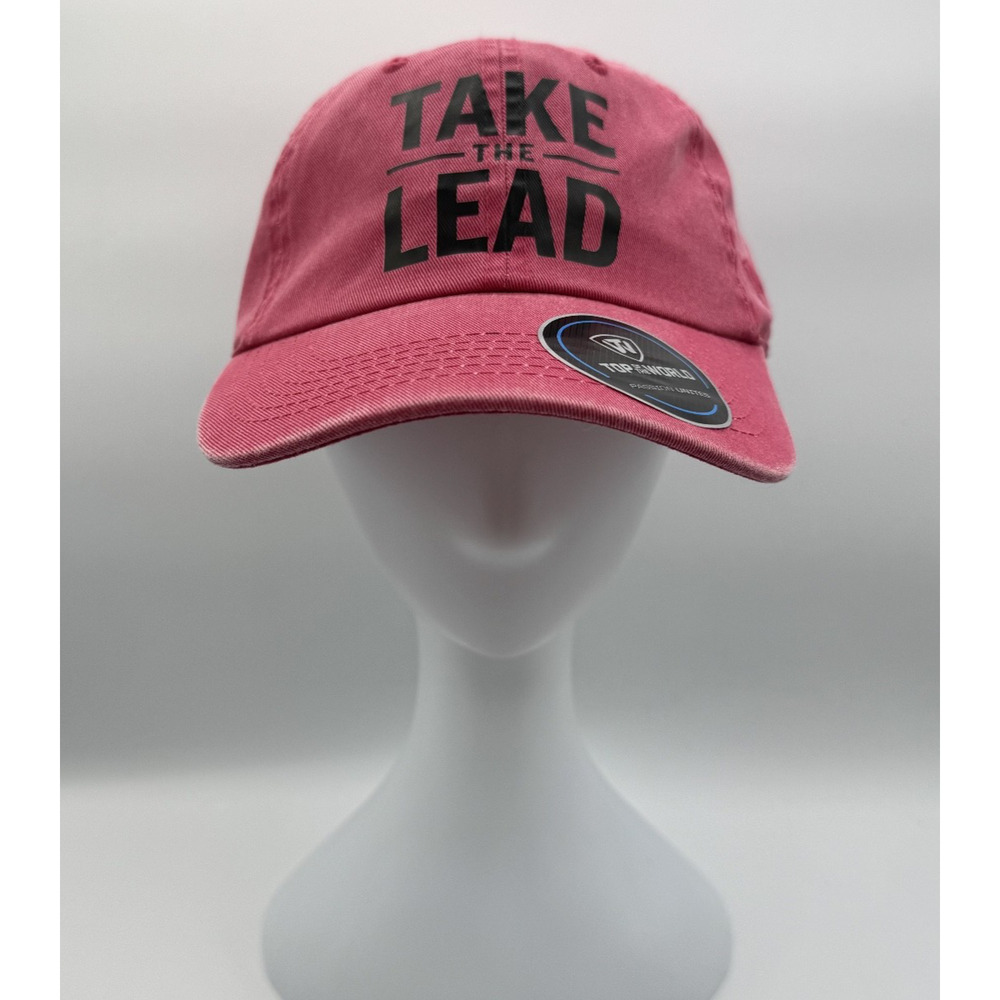 Top of the World Take the Lead Pink Baseball Cap Unisex, Men/Wom Adjustable NEW